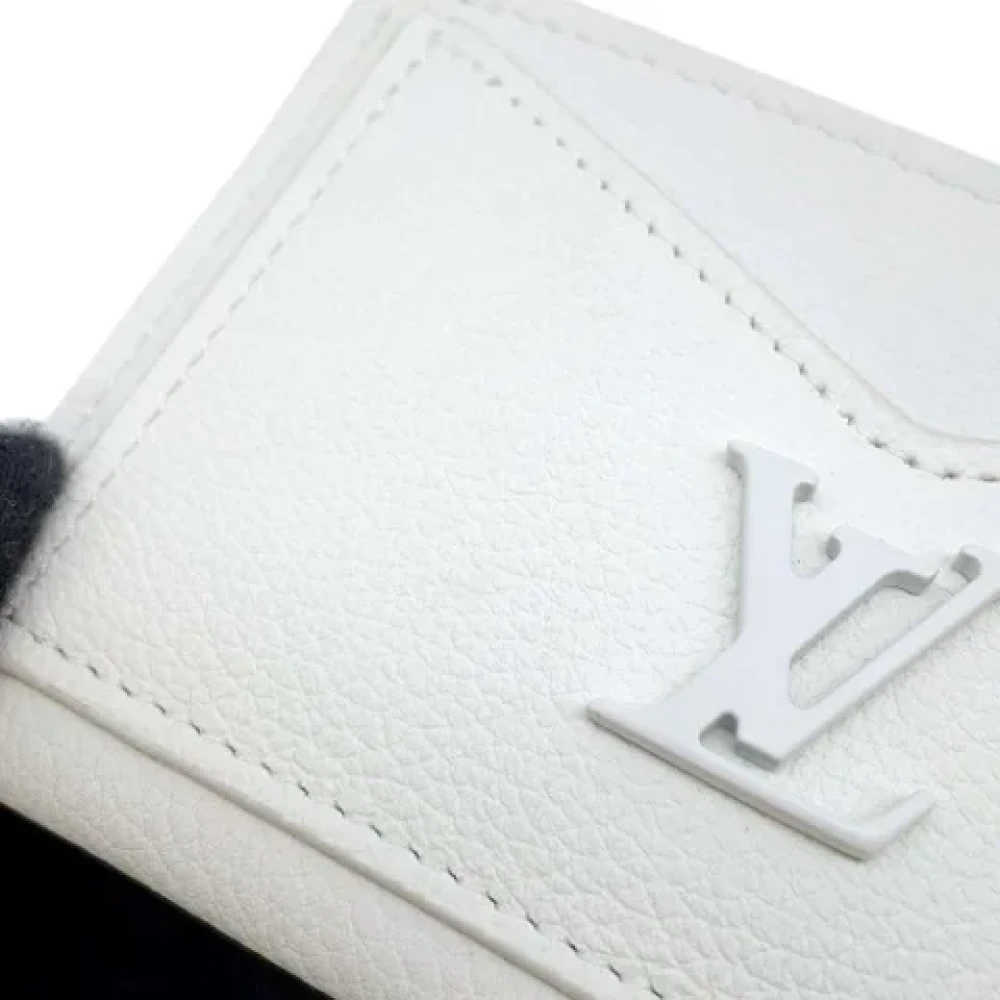 Louis Vuitton Vintage Pre-owned Leather wallets White Dames