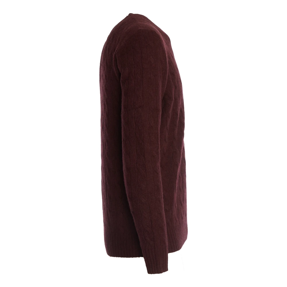 Polo Ralph Lauren Luxe Crew Neck Cashmere Sweater Red Heren