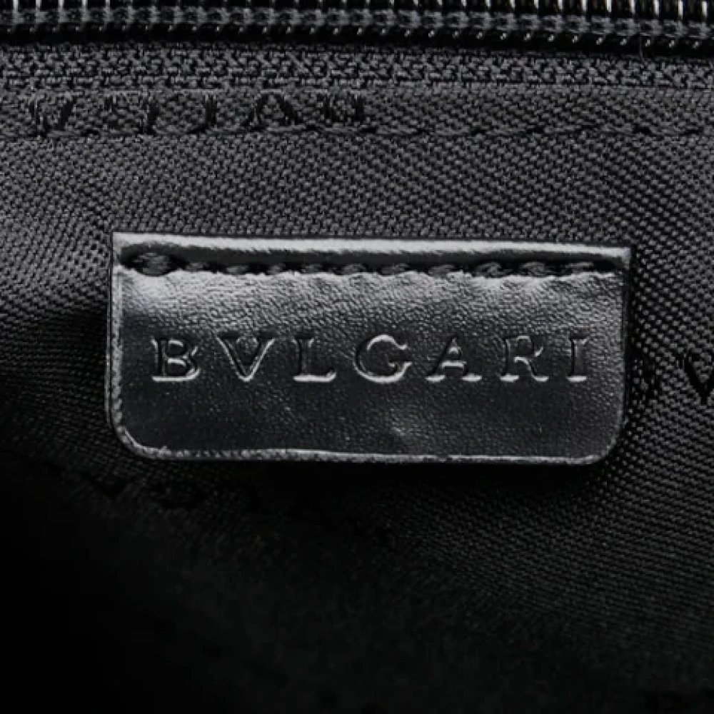 Bvlgari Vintage Pre-owned Denim shoulder-bags Blue Dames
