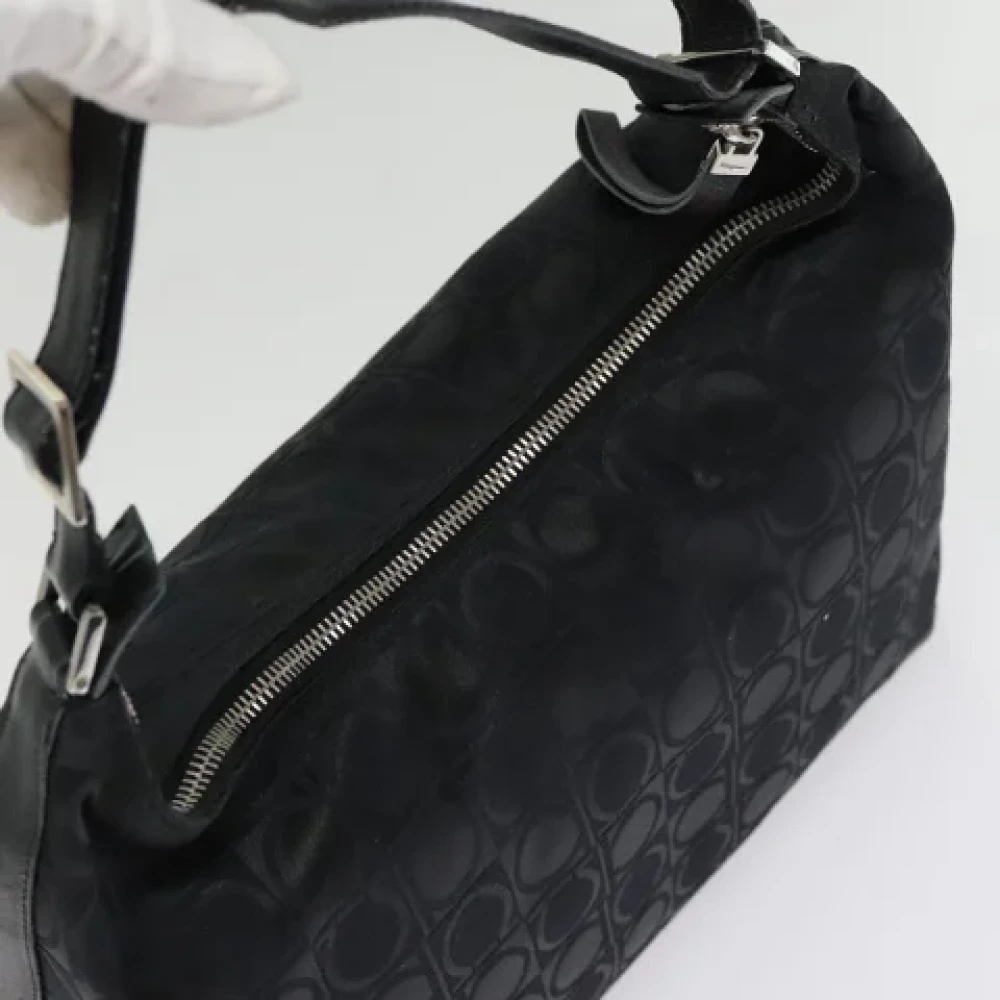 Salvatore Ferragamo Pre-owned Nylon handbags Black Dames