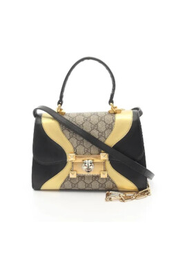 pre-owned-canvas-gucci-bags