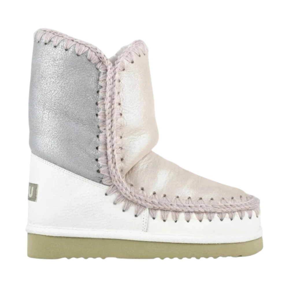 Mou Women's Gray Winter Boots, 5 Uk, Eskimo Ankle Boot