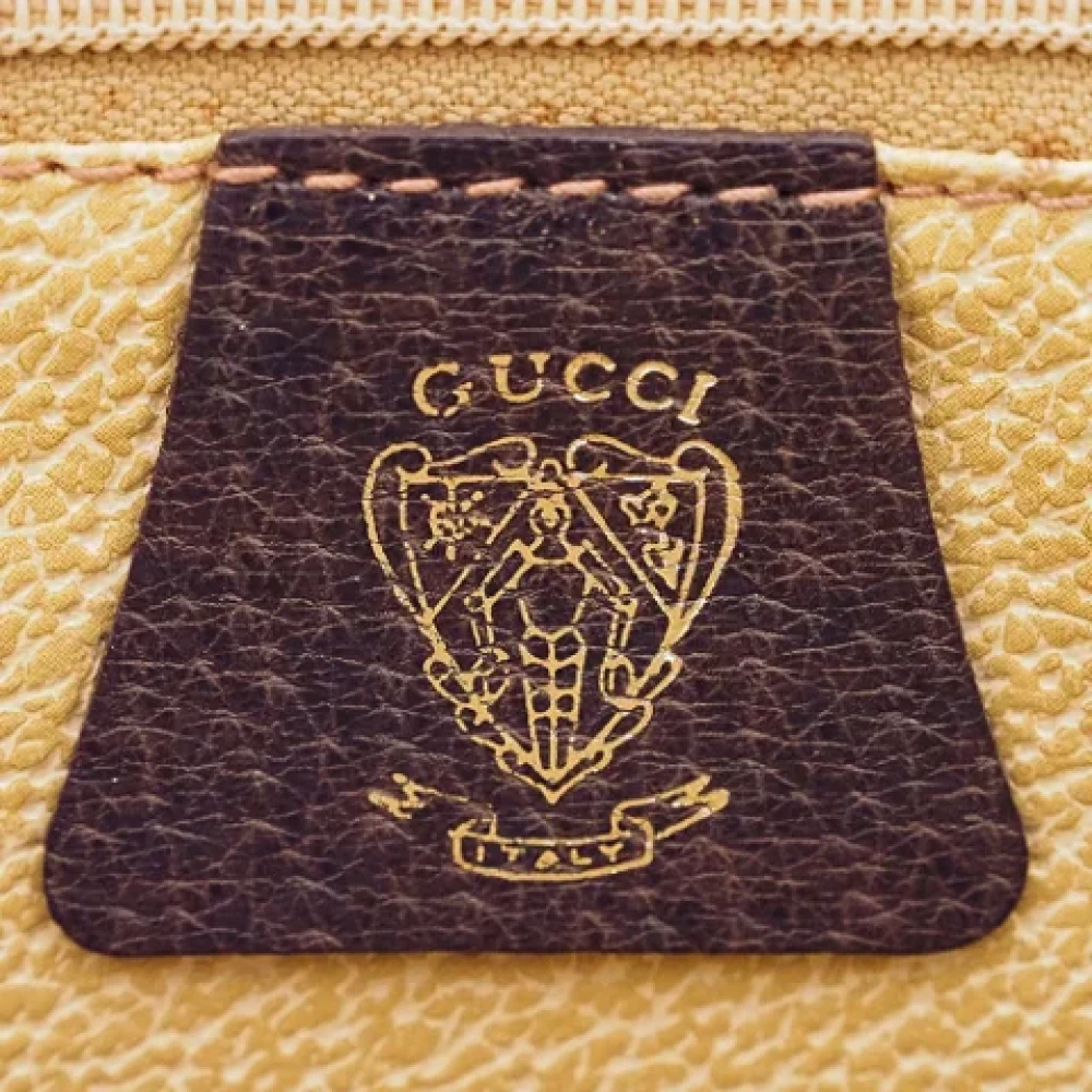 Gucci Vintage Pre-owned Leather shoulder-bags Beige Dames