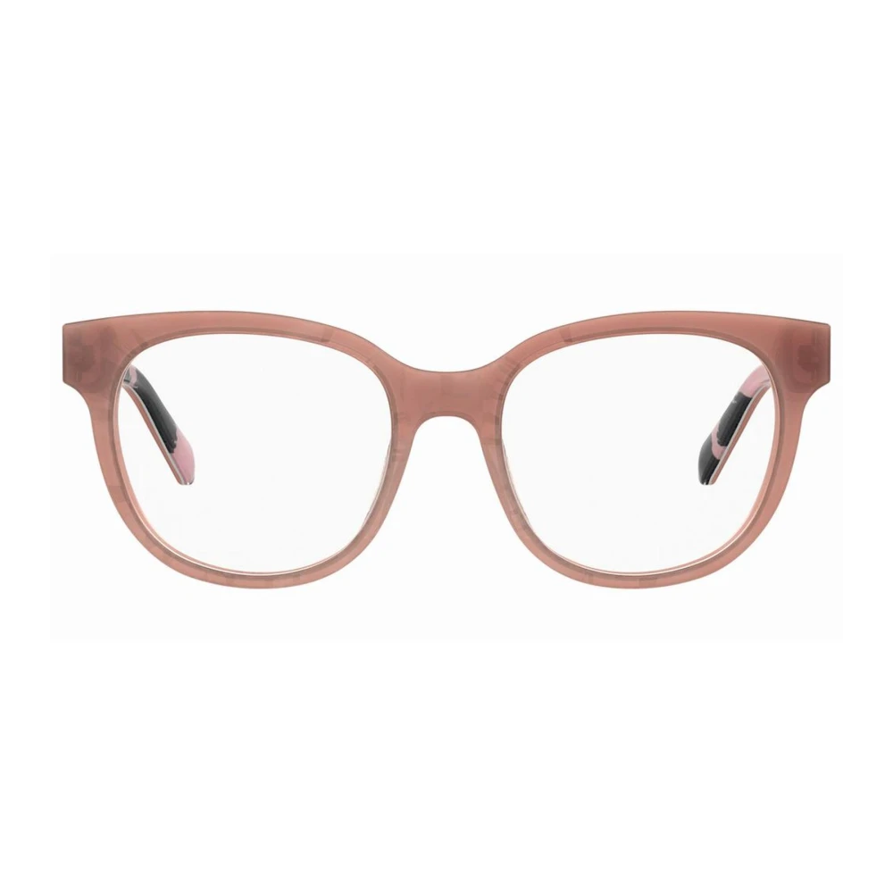 Love Moschino Oranje Acetaatframebril voor vrouwen Orange Dames