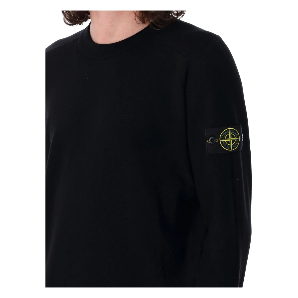 Stone Island Crewneck Sweatshirt Black Heren