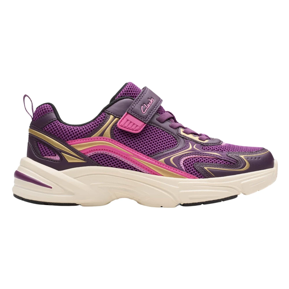 Clarks Women's Purple Crafton Move Trainers