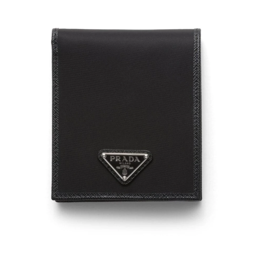 Svart Bi-Fold Lommebok Herre Accessories