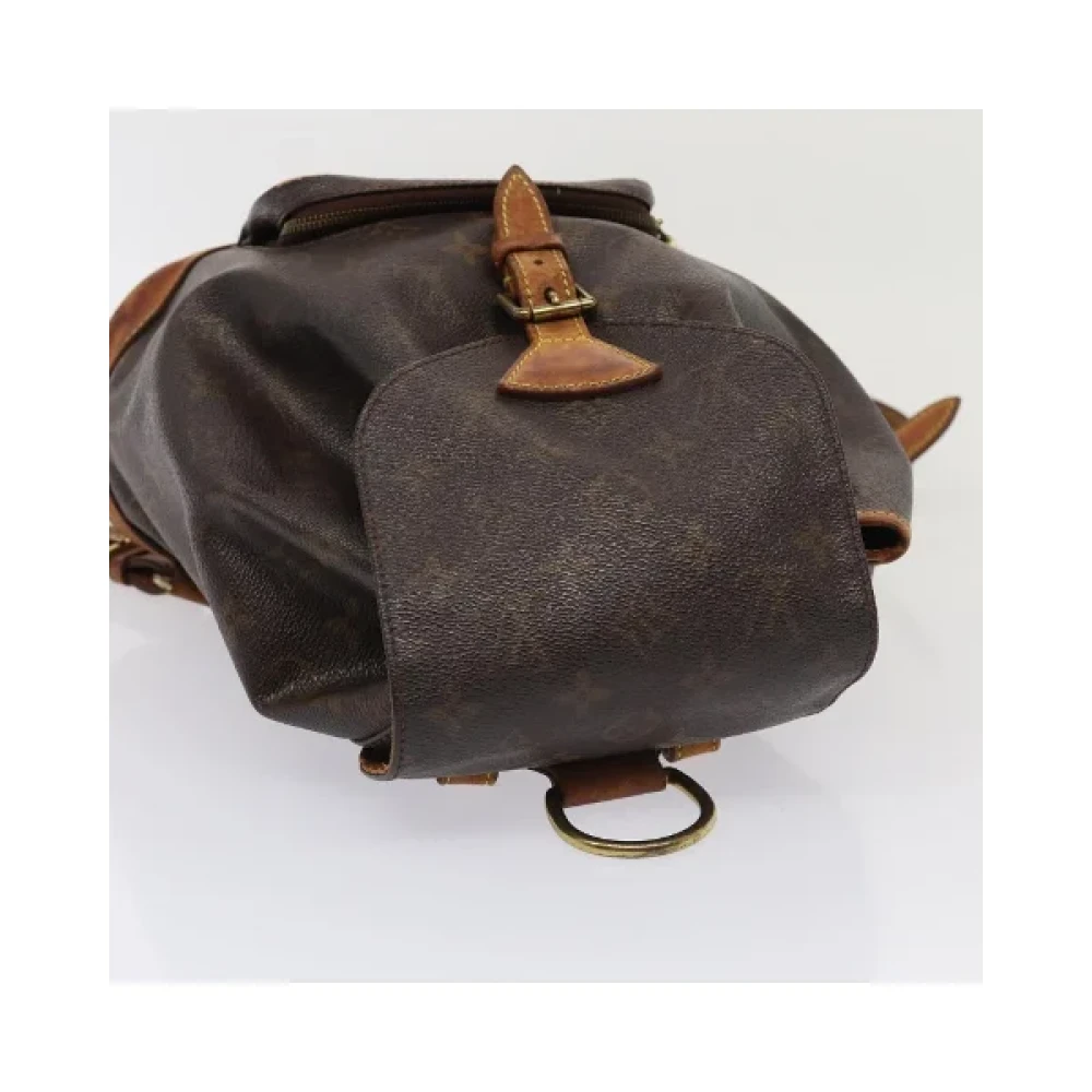 Louis Vuitton Vintage Pre-owned Canvas backpacks Brown Dames