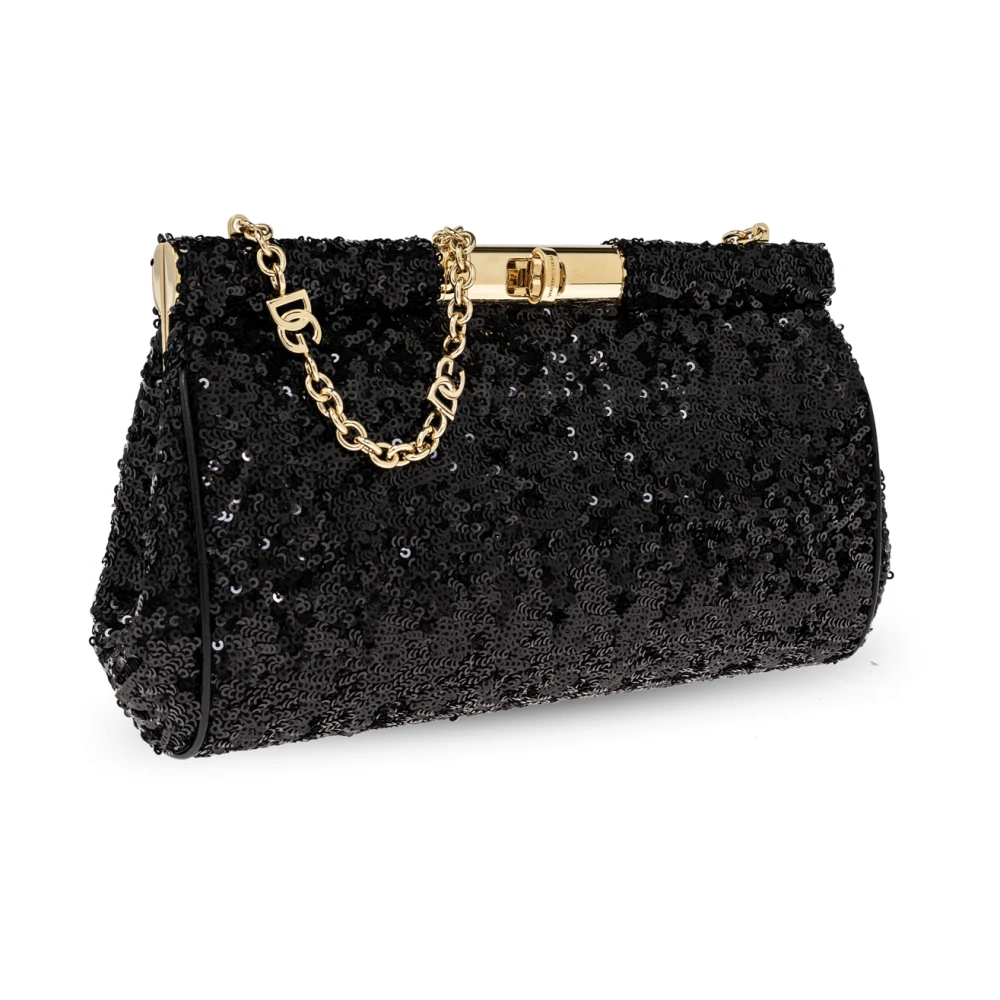 Dolce & Gabbana Schoudertas Marlene Medium Black Dames