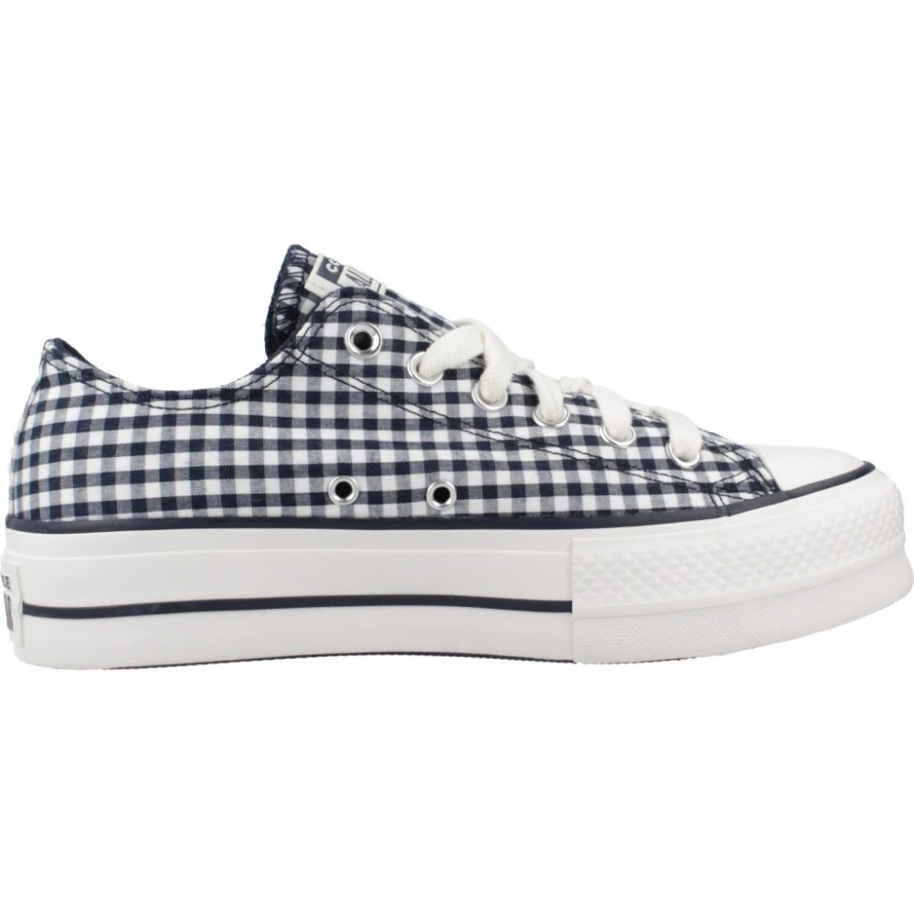 Converse Women's Blue Sneakers, 7 Uk, Elevated Canvas Trainers
