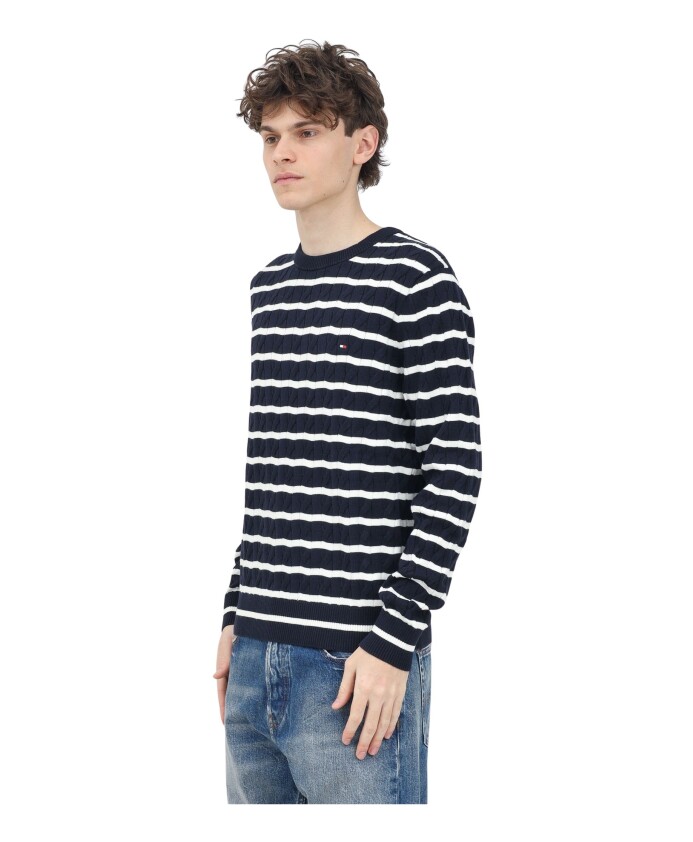 pull-col-rond-bleu