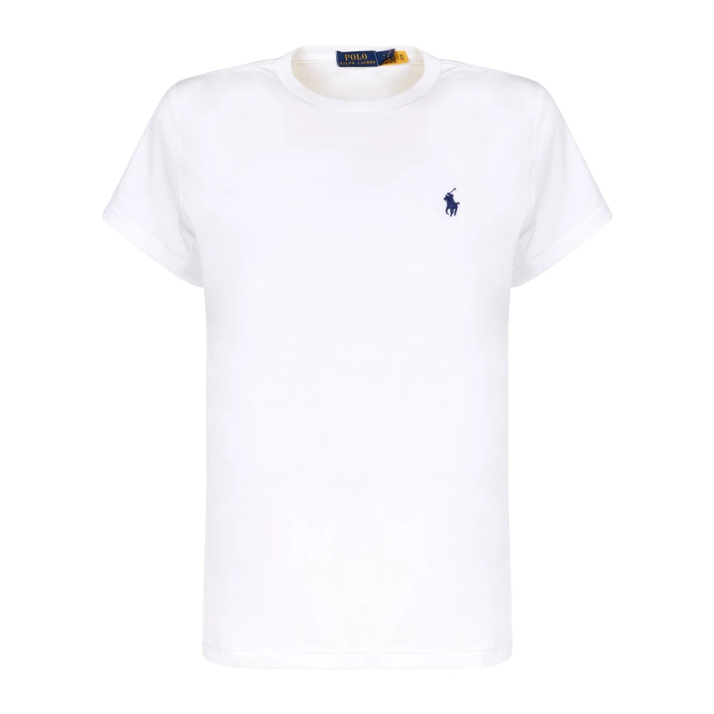 Polo Ralph Lauren Witte Katoenen T-shirt White Dames