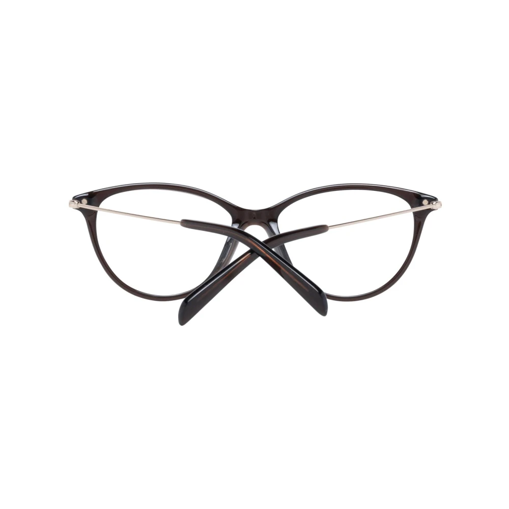 EMILIO PUCCI Bruine Cat Eye Spiegelende Optische Frames Brown Dames