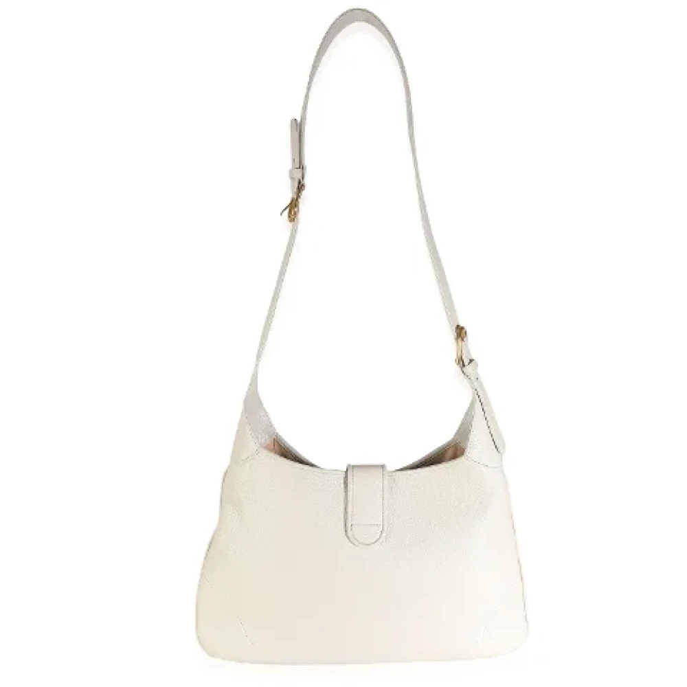 Gucci Vintage Pre-owned Leather gucci-bags White Dames