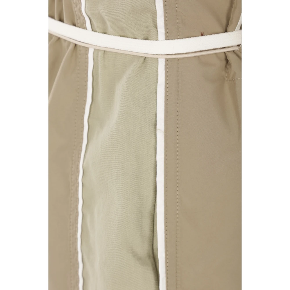 Magliano Nylon Shorts met Katoenen Zijbanden Beige Heren