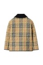enfants-gris-vestes-col-en-velours-cotele