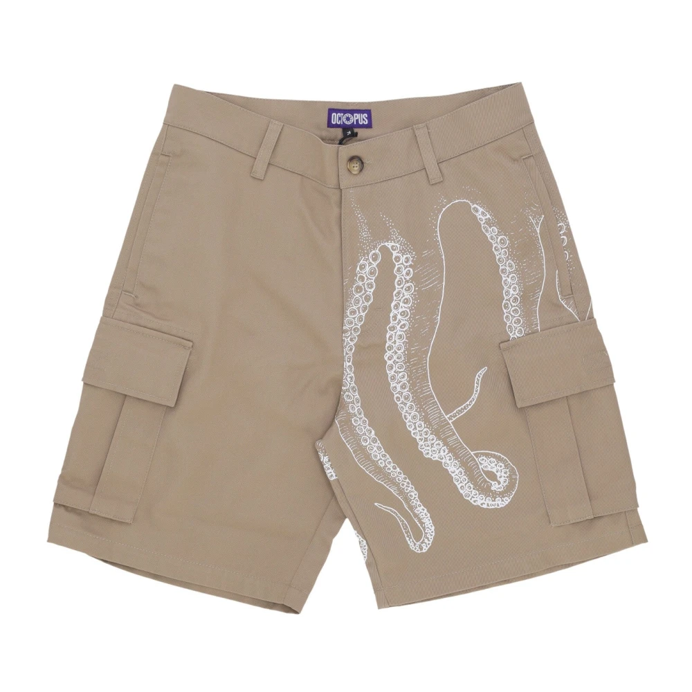 Octopus Cargo Shorts Beige Heren