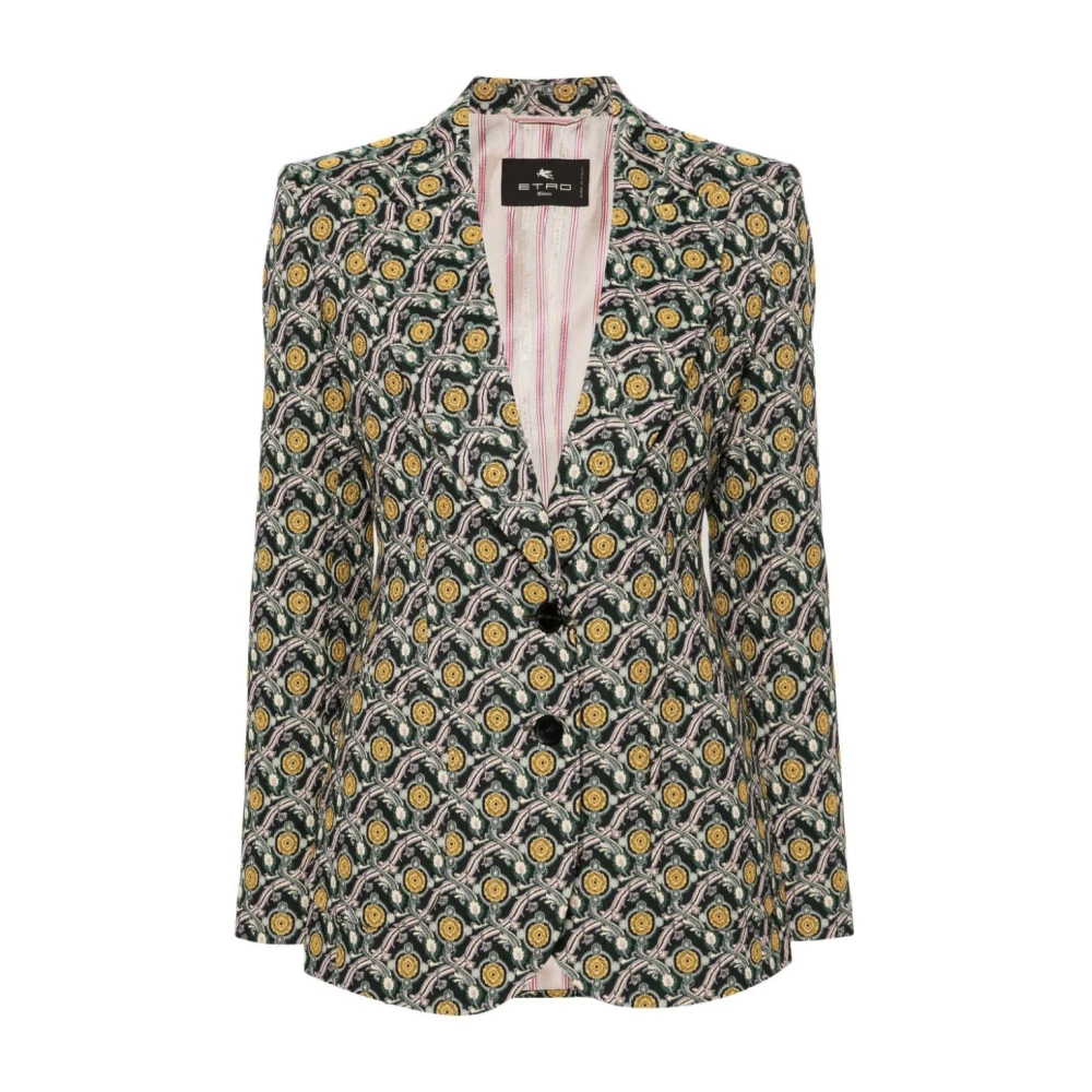 ETRO Stijlvolle jas voor mannen en vrouwen Multicolor Dames