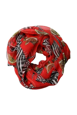 Zebra Print Silk Wrap Shawl Stole Scarf