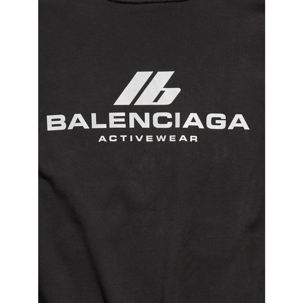 Balenciaga Unisex Sweatshirt Mode Kleding Black Heren