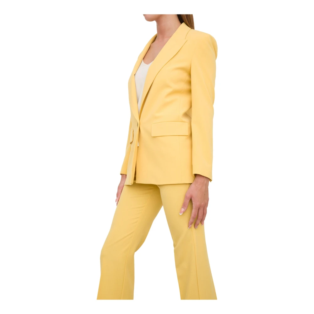 Marella Stijlvolle Jas voor Vrouwen Yellow Dames