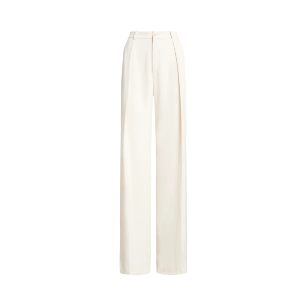 Ralph Lauren Wijde broek White Dames