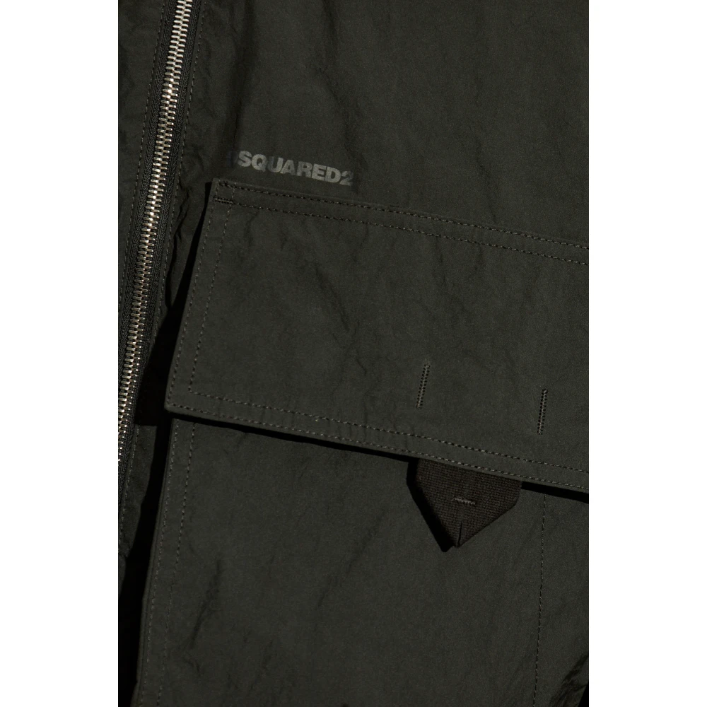Dsquared2 Jas met logo Black Heren