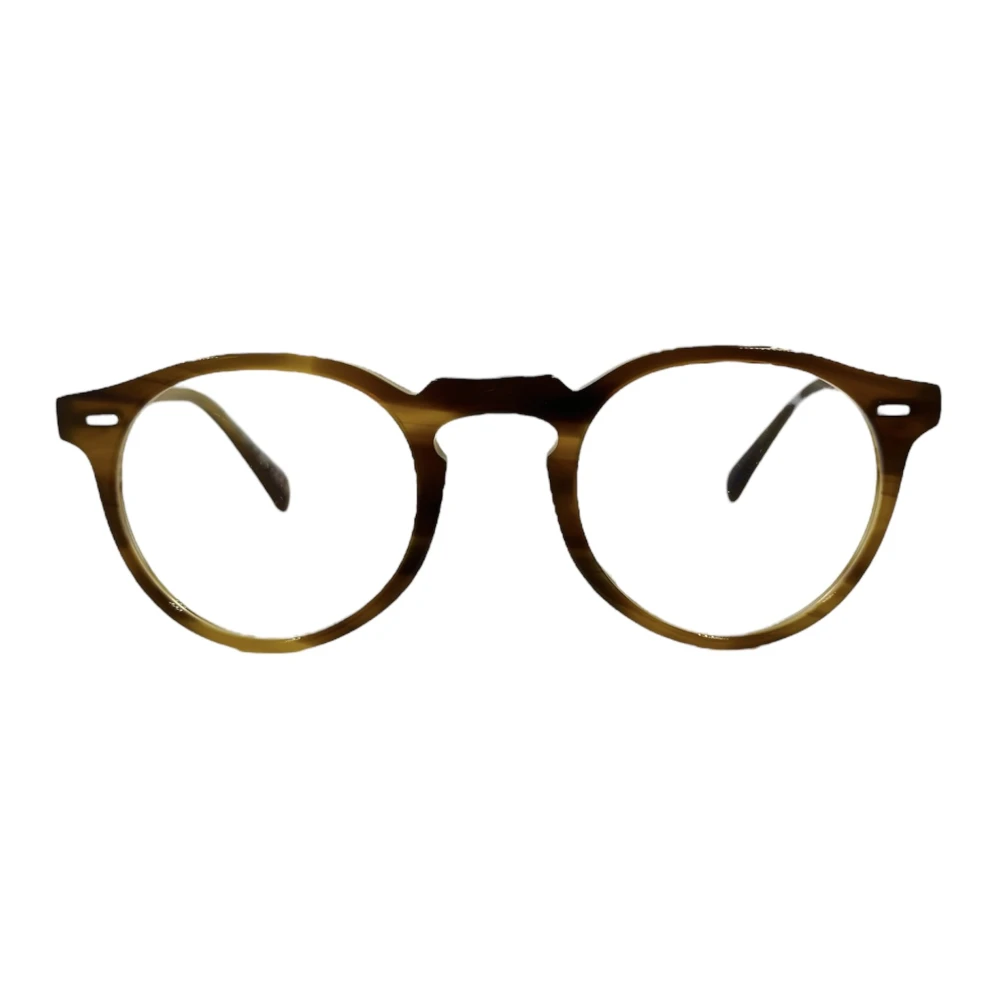 Oliver Peoples Gregory Peck Marrón Miel Zonnebril Brown Unisex