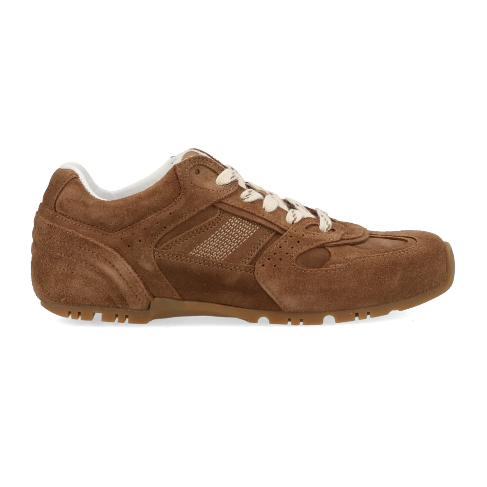 Alohas Tb.56 Suede Leather Trainers - Female - Sneakers - Brown - 4 Uk - Shoes