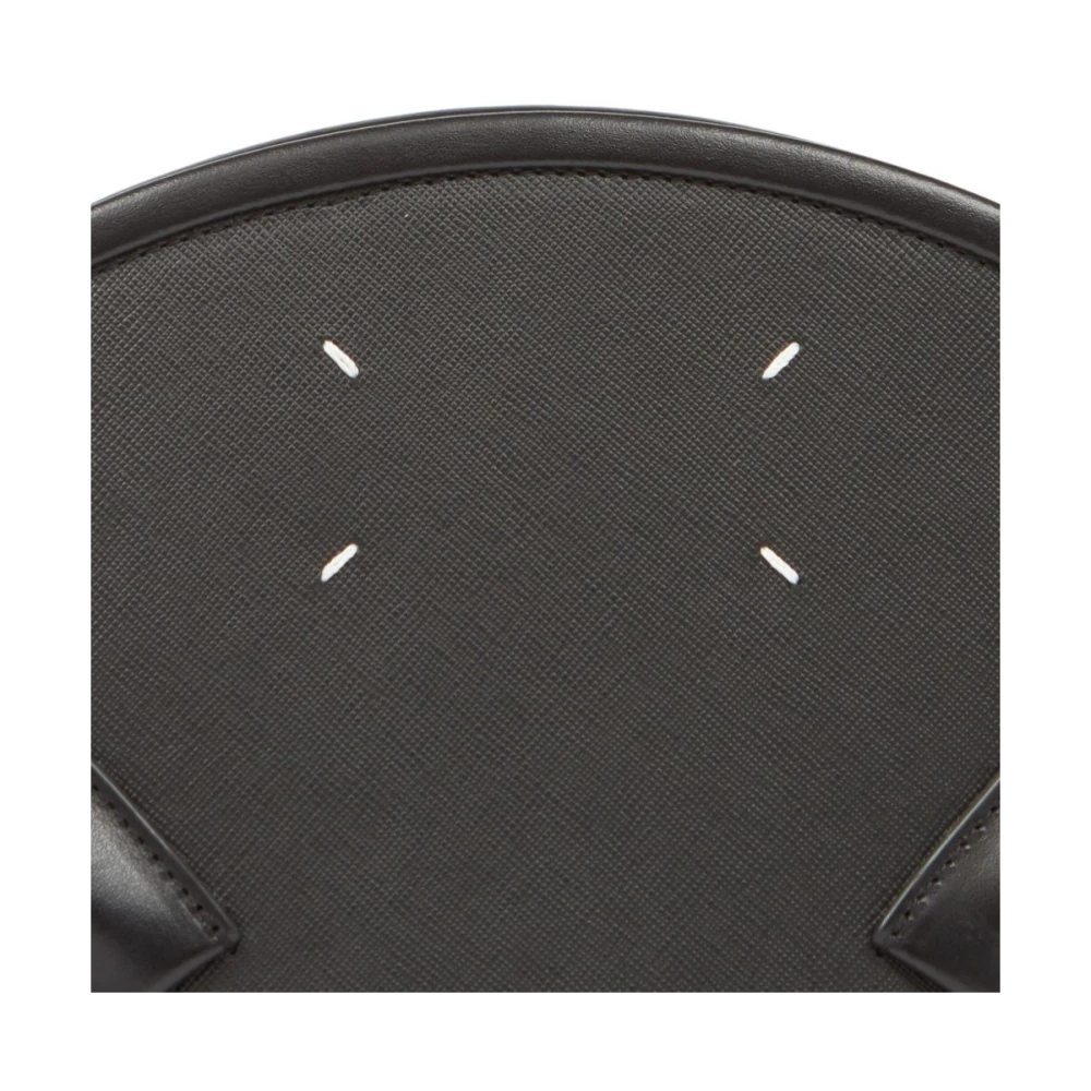 Maison Margiela Zwarte leren handtas Black Heren