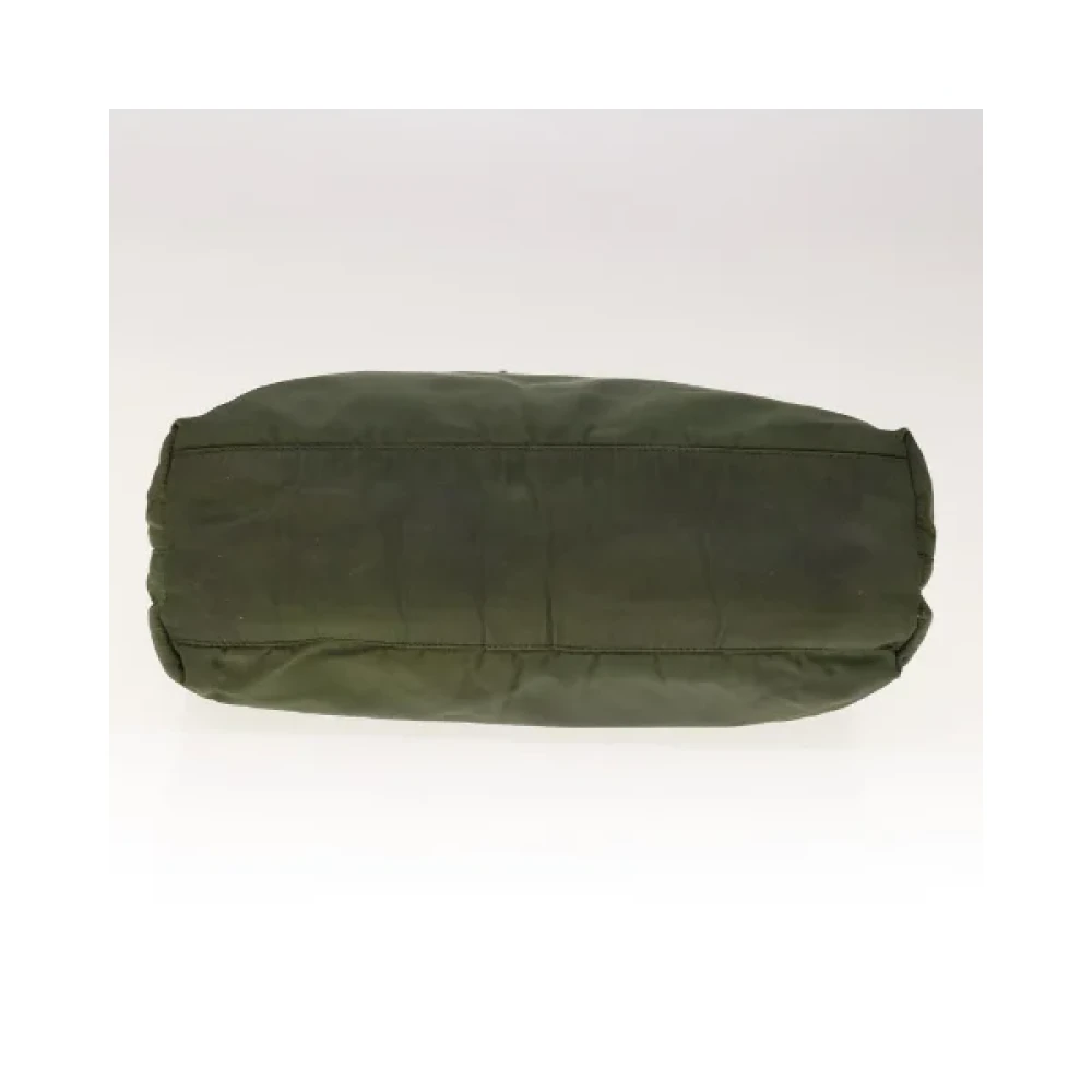 Prada Vintage Pre-owned Nylon prada-bags Green Dames
