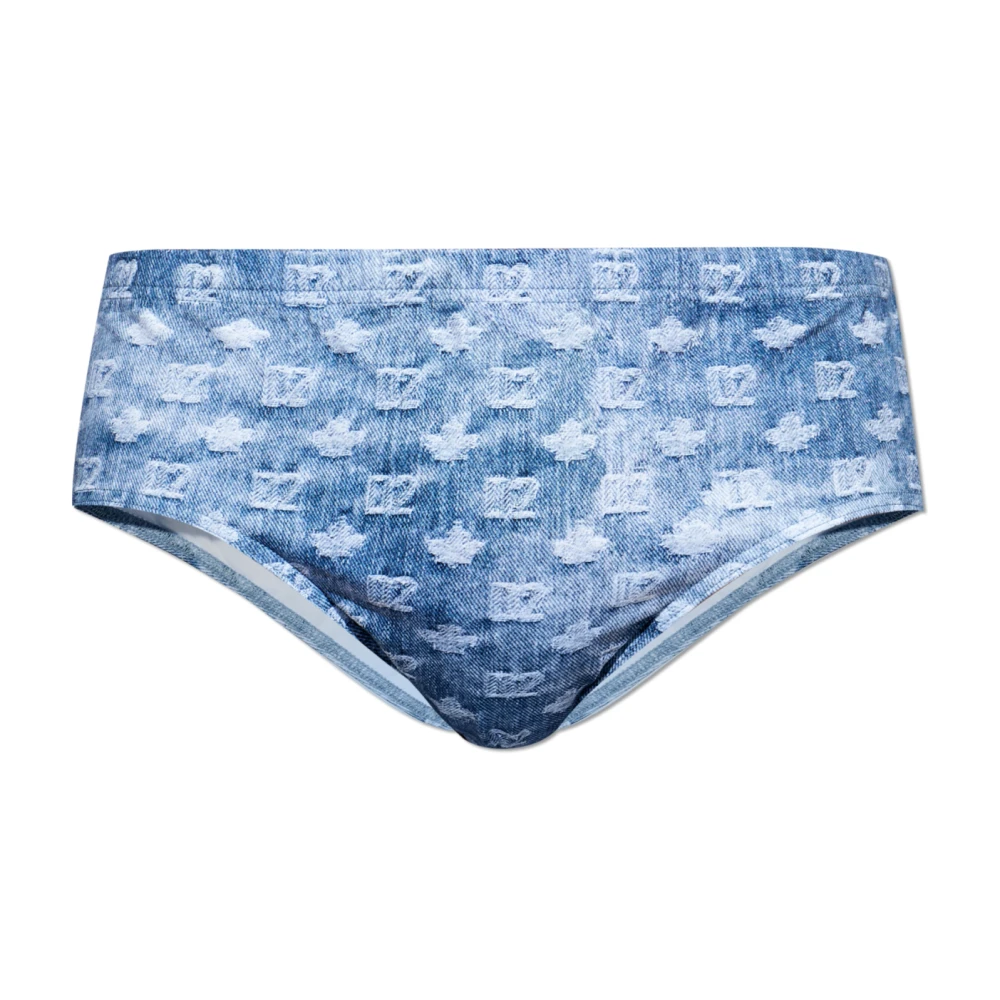 Dsquared2 Herr Blå Badkläder L, Swimwear