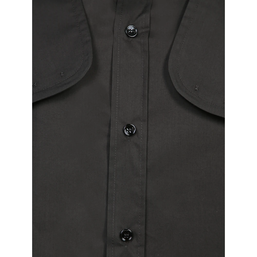 MM6 Maison Margiela Shirt Black Dames
