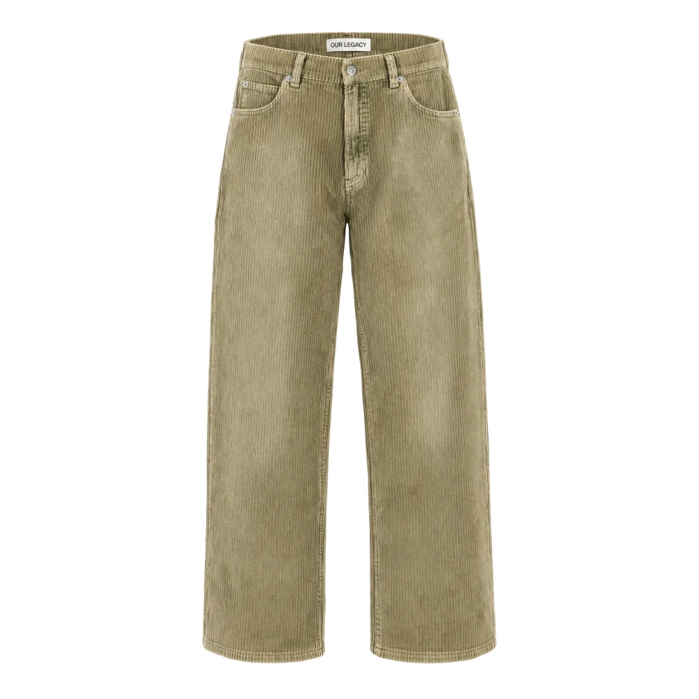 Our Legacy Uomo Verde Pantaloni, W32, New, - Immagine 5