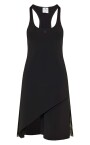 robe-noire-a-line-avec-plis-infinis