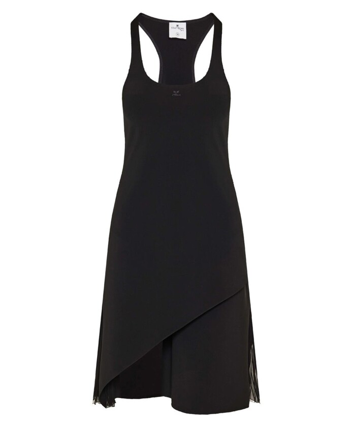 robe-noire-a-line-avec-plis-infinis