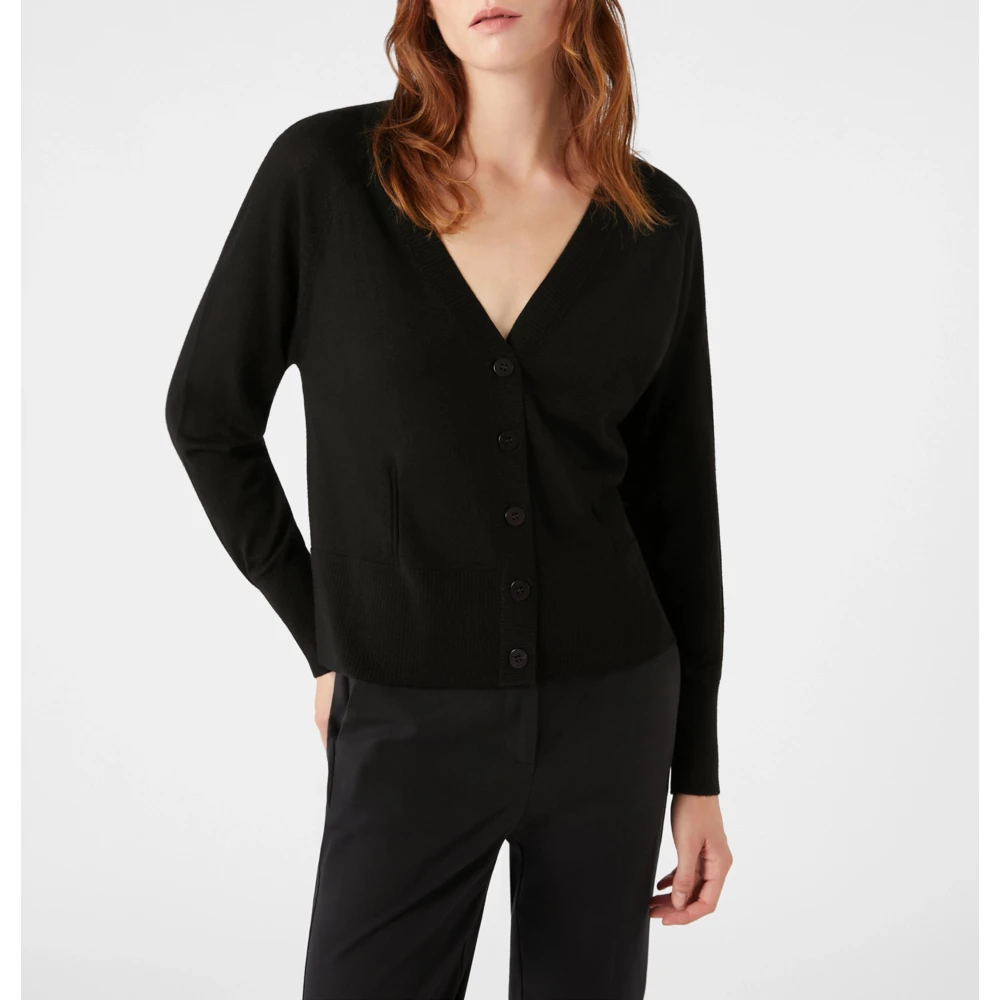 Pennyblack Dunne Wollen Vest Stijl Santhia Black Dames