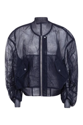 Sheer Bomber Jacket