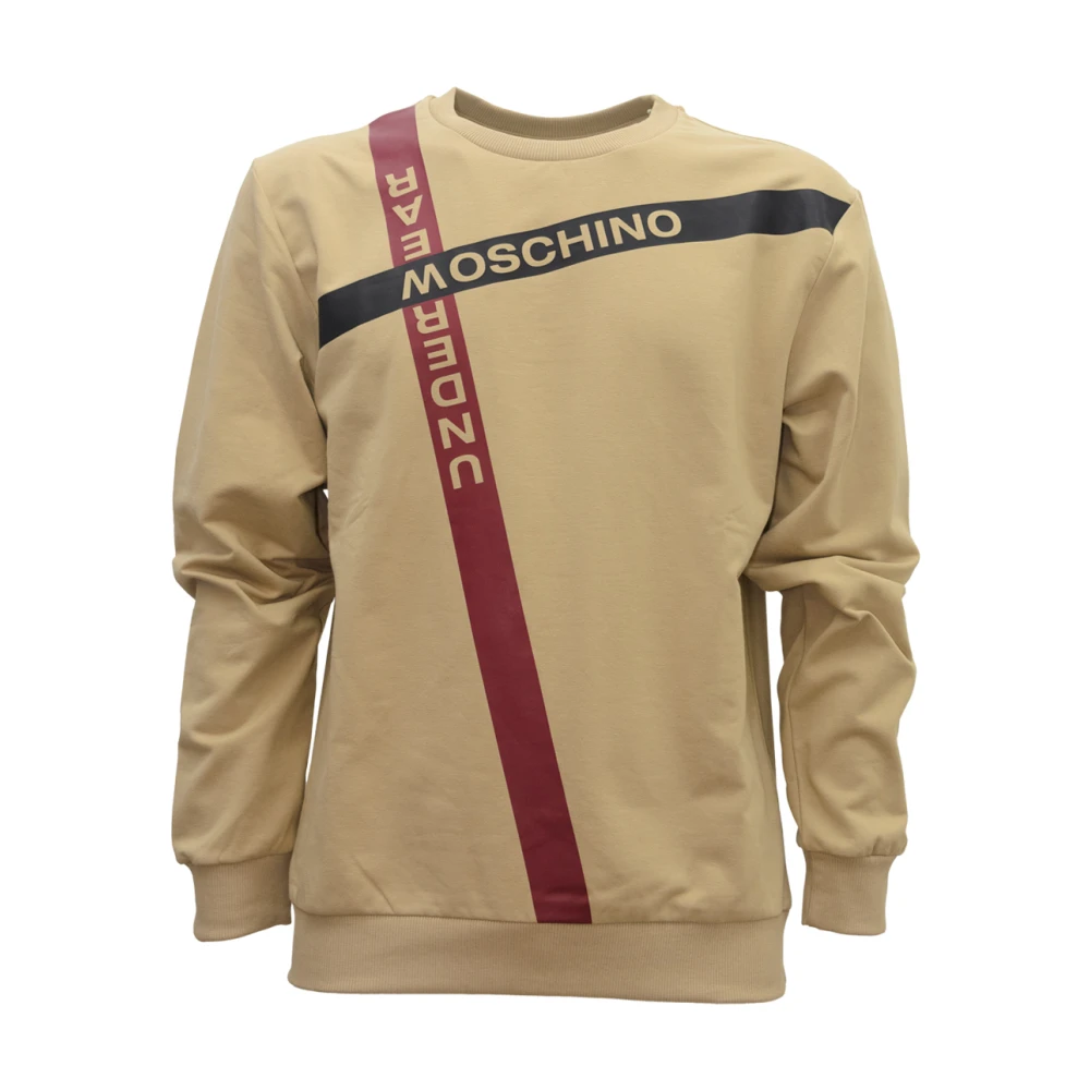 Moschino Beige Katoenmix Sweatshirt V1A1710 4413 Beige Heren