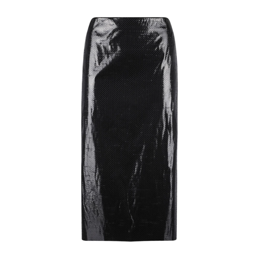 alexander mcqueen Zwarte potlood midi rok Black Dames