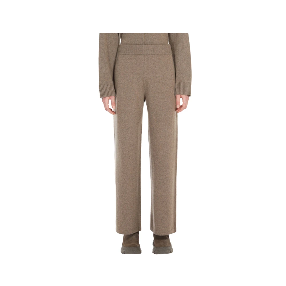Max Mara Weekend Bruine Elegante Weekendbroek Brown Dames
