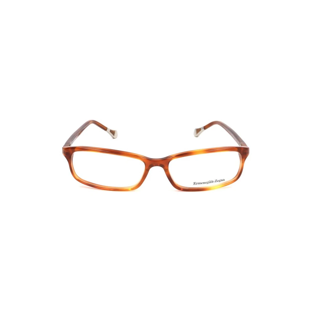 Er egildo Zegna Bruine Plastic Unisex Wijzerplaat Frames Brown Unisex