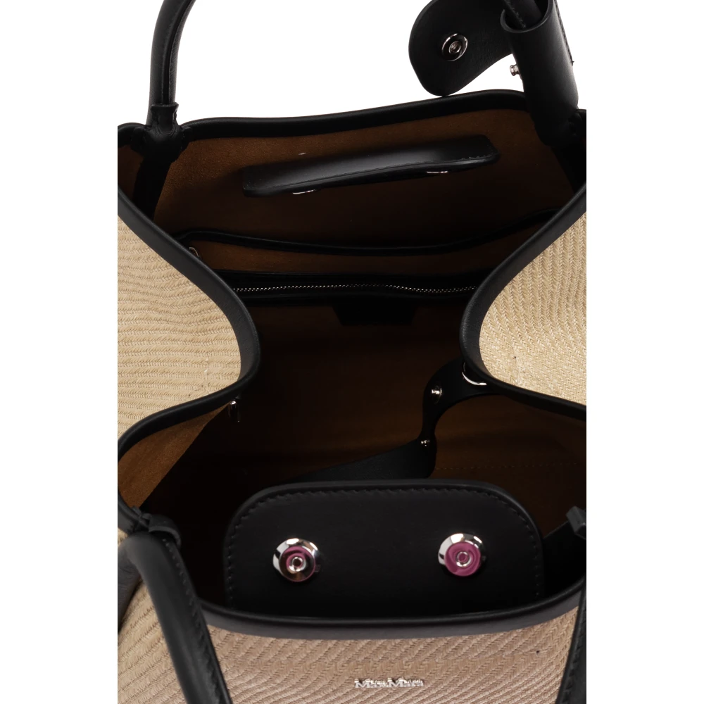Max Mara Marine Small tote tas Beige Dames