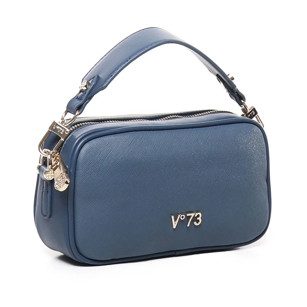 V73 Blauwe Avion Ecoleather Schoudertas Blue Dames