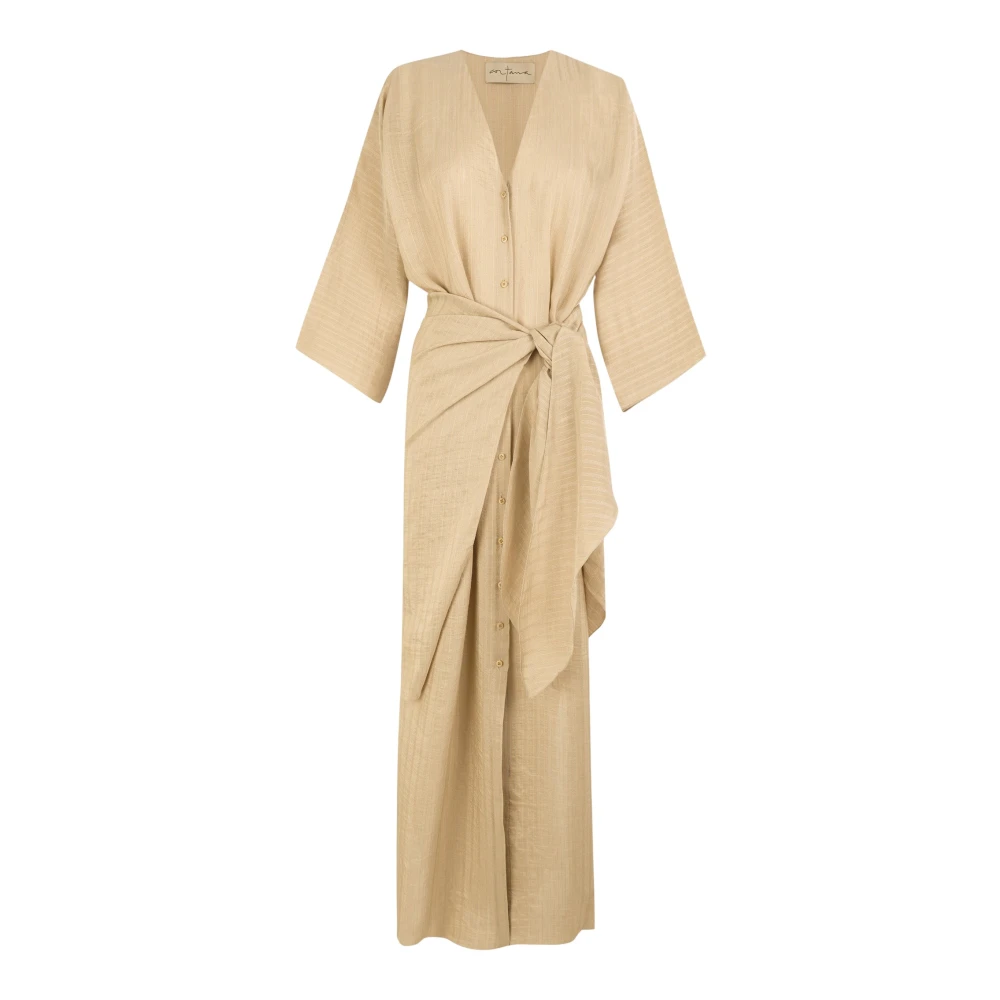 Cortana Women's Beige Eloise Shirt Dress