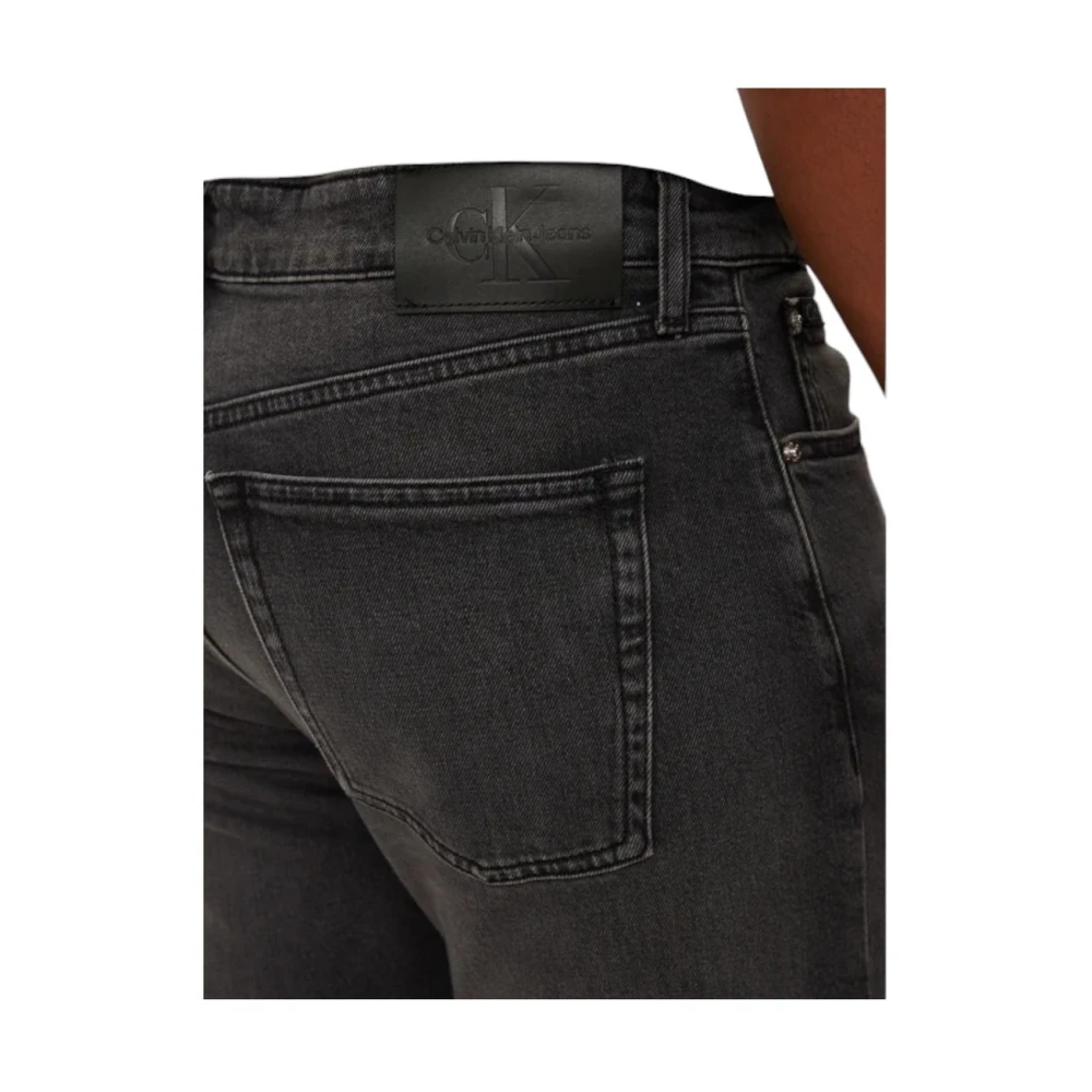 Calvin Klein Jeans Slim-fit Denim Jeans Black Heren