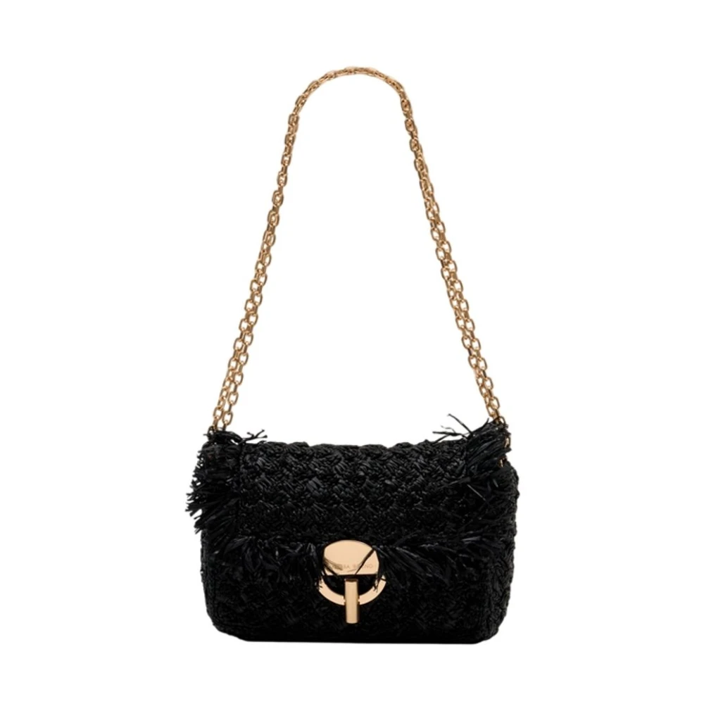 Vanessa Bruno Women's Black Moon Moyen Crossbody