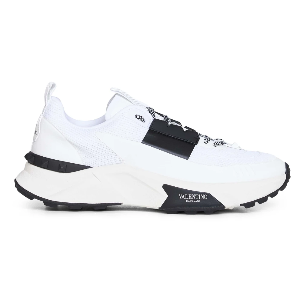 Valentino Garavani Men's White Sneakers, 11 Uk, Trainers With Stud