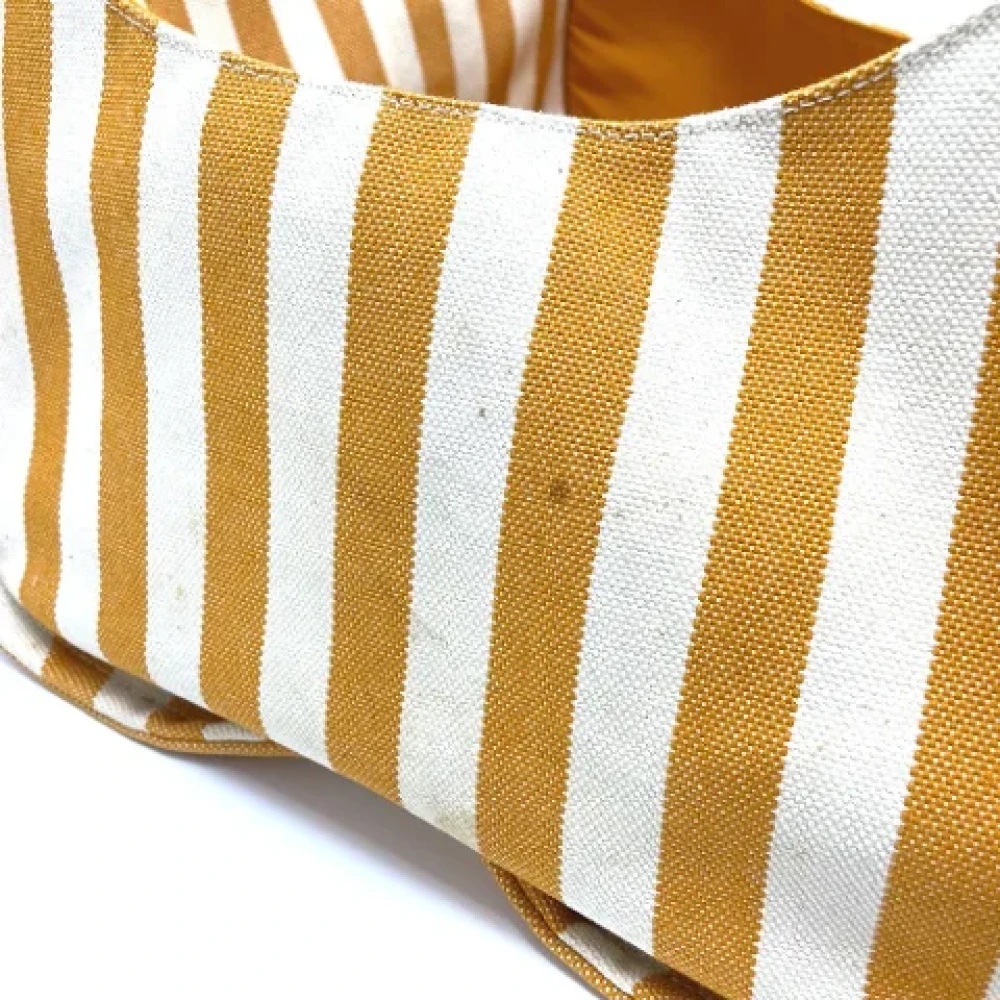 Hermès Vintage Pre-owned Cotton handbags Orange Dames