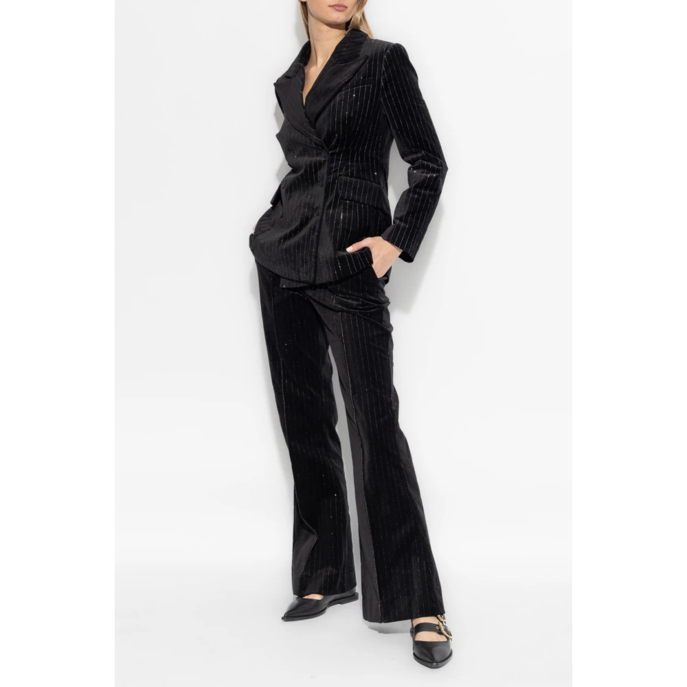 AllSaints Fluwelen blazer Seventh Black Dames